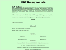 Tablet Screenshot of gadflyproductions.com